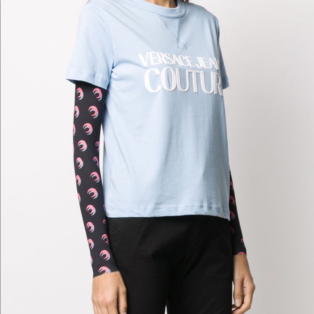 ⚡️NWT⚡️ ❌sold❌ Versace Jean Couture - Bluebell Tee - Picture 3 of 8